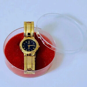 Riviera Watch Men's Stainless Steel Back Gold Tone